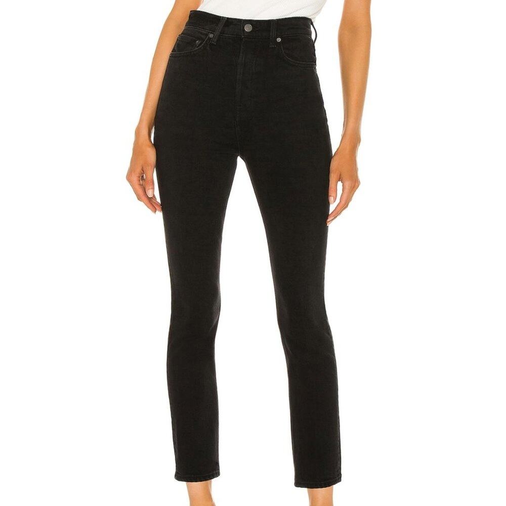 Karolina High Rise Straight Crop in "Another Night" (Black) NWOT Size 27